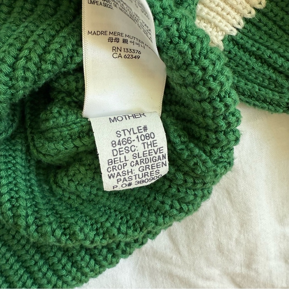 MOTHER The Bell Sleeve Crop Cardigan - Picture 7 of 7